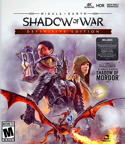 Middle-earth: Shadow of War - Definitive Edition (2018/PC/Русский), Лицензия