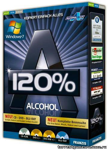 Скачать Alcohol 120% 2.0.1 Build 2033 Retail (2011) PC | XCV Edition торрент