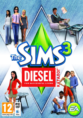 Скачать The Sims 3: Каталог - Diesel / The Sims 3: Diesel Stuff (Electronic Arts) (RUS/ENG/MULTi17) [L] торрент